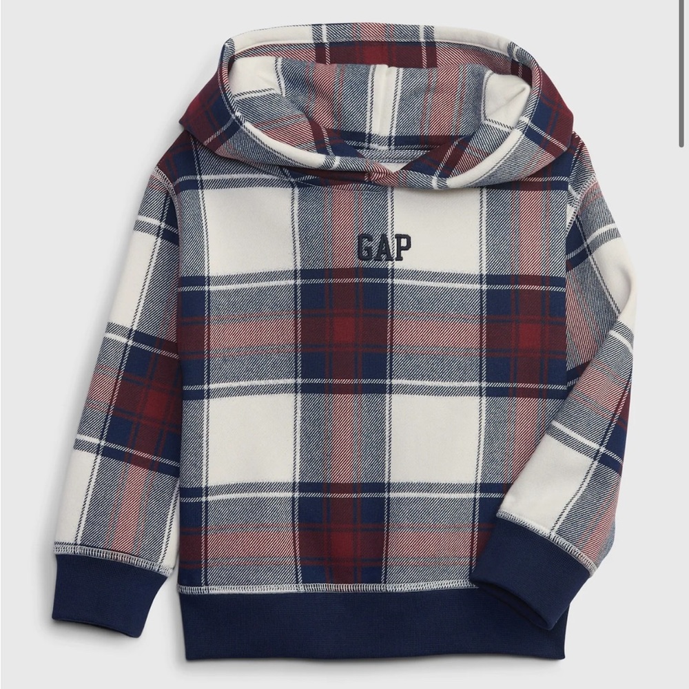 Toddler Gap Logo Plaid Hoodie